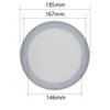 4Pcs 7.5inch /185mm Speaker Grill Mesh Decorative Circle Woofer Guard Protector Cover Audio Accessories White Metal Trim,Aicosineg view 3
