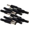 DC Power Connectors Male DC Power Plug Jack Solder Connector Adapter 5.5x2.1mm 10Pcs,Aicosineg view 1