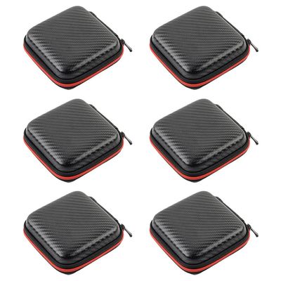 Hemobllo 6pcs Portable Cable Organizer Bag for USB Cables Chargers and Accessories Capacity Earphone Storage Case for Travel and Daily Use