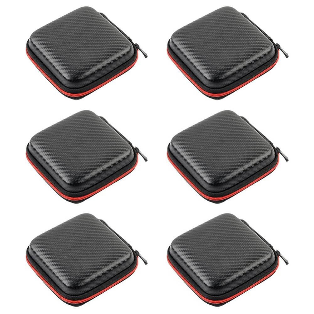 Hemobllo 6pcs Portable Cable Organizer Bag for USB Cables Chargers and Accessories Capacity Earphone Storage Case for Travel and Daily Use
