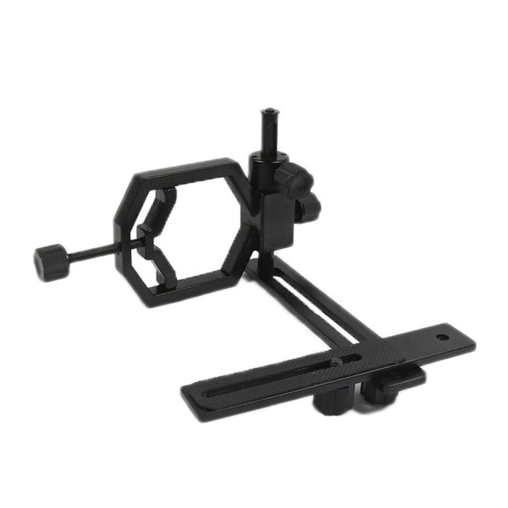 ZTBH Microscope Accessories Kit Fully Metal Camera Adapter for Binocular Monocular with 2pcs Phone Brackets Microscope Slides (Color : 5P0010)