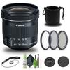 Canon EF-S 10-18mm f/4.5-5.6 is STM Lens (9519B002) + Filter Kit + Lens Pouch + Cap Keeper + Cleaning Kit + More (Renewed) view 1
