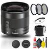 Canon EF-M 11-22mm f/4-5.6 is STM Lens (7568B002) + Filter Kit + Lens Pouch + Cap Keeper + Cleaning Kit + More (Renewed) view 1