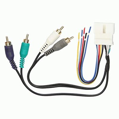 Carxtc Stereo Wire Harness Install an Aftermarket Car Radio - Plugs into The Factory Harness That Have a Factory Amplified System