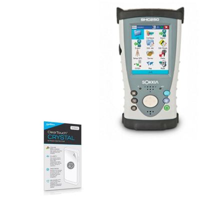 BoxWave Screen Protector Compatible with Sokkia SHC250 - ClearTouch Crystal (2-Pack), HD Film Skin - Shields from Scratches