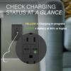 Pass & Seymour TR20USBPDBK Power Delivery USB Outlet, Black view 3