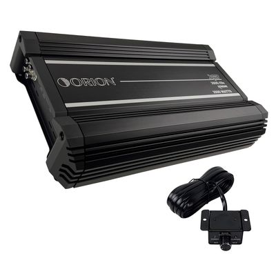 Orion XTR Series XTR3500.1DZ High Power Monoblock Class-D Car Amplifier - 3500W RMS, 1-Ohm Stable, Low-Pass Crossover, Bass Boost Control, MOSFET Power Supply, Bass Knob Included, Made in Korea