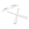 ToughAsNails White Replacement Ear Socks for Oakley Flak Jacket XLJ/Flak Jacket Sunglasses view 1