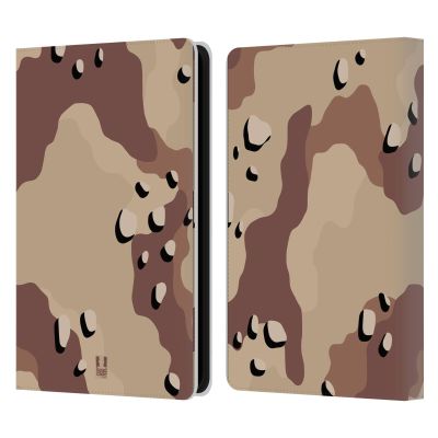Head Case Designs Desert Six Colour Military Camo Leather Wallet Case Compatible with Kindle Paperwhite 5 (2021)