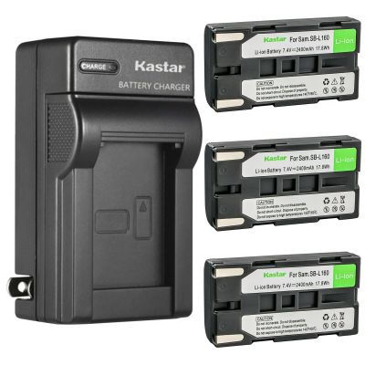 Kastar 3-Pack Battery and AC Wall Charger Replacement for Mamiya Leaf AFI-II 6, Mamiya Leaf AFI-II 7, Mamiya Leaf AFI-II 10, Mamiya Leaf Aptus-II 5, Mamiya Leaf Aptus-II 6 Medium Format Camera
