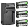 Kastar 3-Pack Battery and AC Wall Charger Replacement for Mamiya Leaf AFI-II 6, Mamiya Leaf AFI-II 7, Mamiya Leaf AFI-II 10, Mamiya Leaf Aptus-II 5, Mamiya Leaf Aptus-II 6 Medium Format Camera view 1