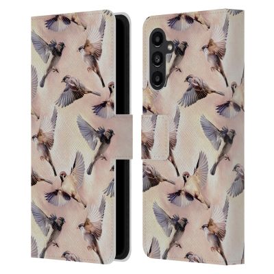 Head Case Designs Officially Licensed Micklyn Le Feuvre Sparrow Flight Animals Leather Wallet Case Compatible with Samsung Galaxy A13 5G (2021)