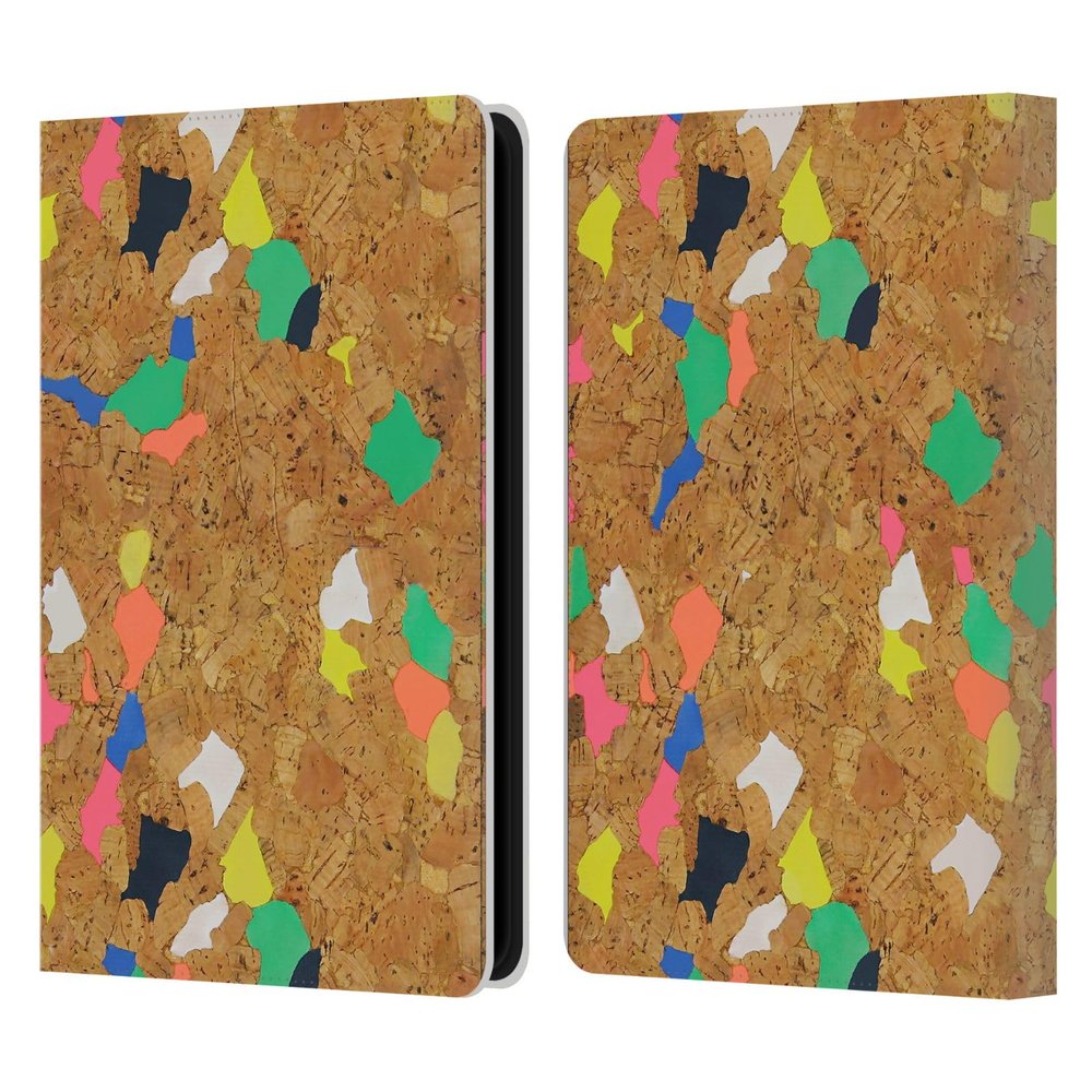 Head Case Designs Officially Licensed Ninola Vibrant Cork Freeform Patterns Leather Wallet Case Compatible with Kindle Paperwhite 5 (2021)