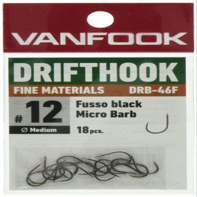 Vanfook 39382 Drifthook Fine Materials DRB-46F Fusso Black #12