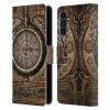 Head Case Designs Officially Licensed Simone Gatterwe Grunge Clock Steampunk Leather Wallet Case Compatible with Samsung Galaxy A13 5G (2021) view 1