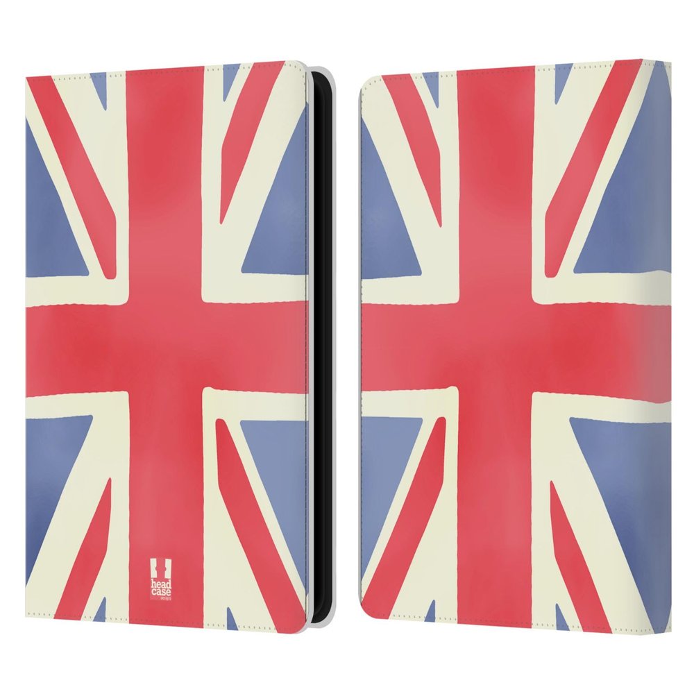 Head Case Designs Union Jack London Best Leather Wallet Case Compatible with Kindle Paperwhite 5 (2021)