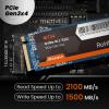 MMOMENT MT34 256GB PCIe Gen3 NVMe M.2 2280 Internal Solid State Drive, Gen3.0X4, Read Speed up to 2000MB/s, for Laptop and PC Desktop view 2