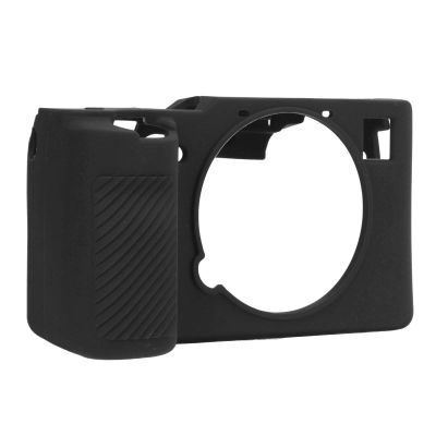 Camera Case for A7C, Soft Silicone Rubber Protector Skin Fullbody Housing Case Protective Cover for A7C Digital Camera(Black)