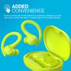 JLab Go Air Sport True Wireless Earbuds, Yellow, Featuring C3 Clear Calling, Secure Earhook Sport Design, 35+ Hour Bluetooth Playtime, and 3 EQ Sound Settings view 4