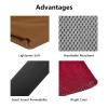 Brown Speaker Grill Mesh Fabric,Dustproof Audio Cloth with Good Light Transmission,Elastic,Anti-Friction,Restore Appearance,100"x54" view 3