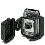 1415760, Housing, B6 Panel mt Base, Single Locking, Plastic Protective Cover, 1x RJ45 CAT5e (F/F), H1X:C5FF