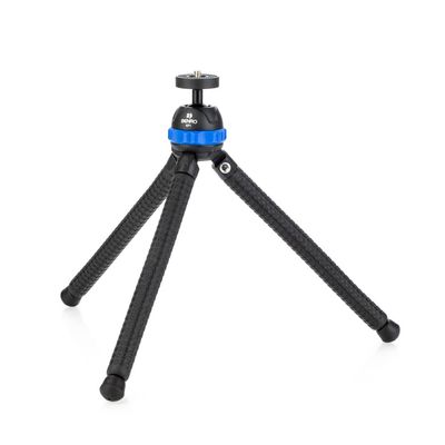 Benro KoalaPod Flexible Bendable Tripod  Compact 3-Leg Mini Tripod with Ball Head, -20 Mount, Flexible Legs for Smartphones, Cameras & Live Streaming (KP1)