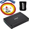 KICKER Amp and Wiring Kit Package of 2 Items 500W 4-Channel KXMA Series Marine Amplifier with 8AWG Power Wiring Kit - Boat Kit - 48KXMA500.4 Amplifier & 47KMPK8 Wiring Kit view 1