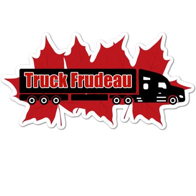 3.25" Truck Frudeau Maple Leaf Freedom Quality Laminated Laptop Sticker Decal