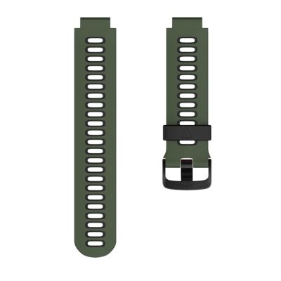 CZKE Soft Silicone Watchband Strap For Garmin Forerunner 735XT 220 230 235 620 630 735XT Smart Watch Replacement Watch Band Bracelet (Color : Army Green)