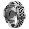 CZKE 26 22MM Watchband Strap for Garmin Fenix 7 7X 6 6X Pro Fenix 5X 5 3 3HR S60 MK1 Watch Quick Release Silicone Easyfit Wrist Band Strap (Color : White Black, Size : 22mm Fenix 5 5Plus) view 1