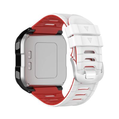 CZKE Silicone Watch Band For Garmin Forerunner 920XT Colorful Strap Replacement Bracelet Training Sport Watch Wristband Accessories (Color : Red White)