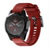 KFAA Silicone 26mm 22mm Quick Release Watchband Wriststrap For Garmin Fenix 7 7X 5X 5 Plus 3 3HR S60 Watch Easyfit Watch Wrist Band (Color : Red, Size : 20MMFenix 5S 5S Plus) view 1