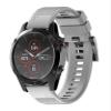 KFAA Silicone 26mm 22mm Quick Release Watchband Wriststrap For Garmin Fenix 7 7X 5X 5 Plus 3 3HR S60 Watch Easyfit Watch Wrist Band (Color : Gray, Size : 20MMFenix 5S 5S Plus) view 1