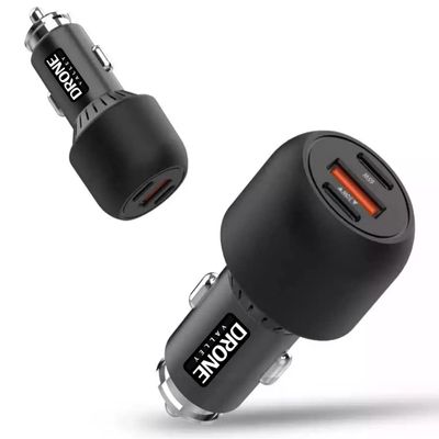 95W 3-Port Car Charger - PD 3.0 PPS/QC 3.0 - Drone Valley Gear
