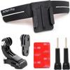 Action Pro 3M Slim Flexible Helmet Chin Mount Strap Compatible with GoPro Hero 13 12 11 10 9 8 7 6 5 4, SJCAM, DJI Osmo 5 4, Insta 360 x4 x3, SJCAM, Xiaomi, Yi Action Cameras (Black) view 1
