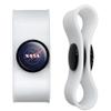 GRAPHICS & MORE Classic Meatball Logo Headphone Earbud Cord Wrap - Charging Cable Manager - Wire Organizer Set of 2 - White view 1