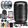 Canon EF-S 18-135mm f/3.5-5.6 is USM Lens (1276C002) + Filter Kit + Backpack + 64GB Card + Lens Pouch + Card Reader + Tripod + Memory Wallet + Cap Keeper + Cleaning Kit + Hand Strap + More (Renewed) view 1