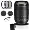 Canon EF-S 18-135mm f/3.5-5.6 is USM Lens (1276C002) + Filter Kit + Lens Pouch + Cap Keeper + More (Renewed) view 1