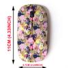 2.4G Wireless Mouse with Cute Pattern Design for All Laptops and Desktops with Nano Receiver - blots Blobs Stylized view 2