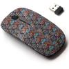 2.4G Wireless Mouse with Cute Pattern Design for All Laptops and Desktops with Nano Receiver - Boho Flower Mandala view 1
