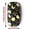 2.4G Wireless Mouse with Cute Pattern Design for All Laptops and Desktops with Nano Receiver - Black White Dandelion Flowers view 2