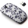 2.4G Wireless Mouse with Cute Pattern Design for All Laptops and Desktops with Nano Receiver - Elegance Floral view 1