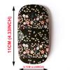 2.4G Wireless Mouse with Cute Pattern Design for All Laptops and Desktops with Nano Receiver - Folk Border Little Flowers view 2