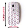 2.4G Wireless Mouse with Cute Pattern Design for All Laptops and Desktops with Nano Receiver - cat Sitting view 2