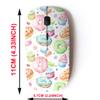 2.4G Wireless Mouse with Cute Pattern Design for All Laptops and Desktops with Nano Receiver - Sweet Delicious Watercolor Macarons view 2