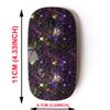 2.4G Wireless Mouse with Cute Pattern Design for All Laptops and Desktops with Nano Receiver - Colour Splash Night Galaxy Space view 2