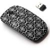 2.4G Wireless Mouse with Cute Pattern Design for All Laptops and Desktops with Nano Receiver - Floral Tile view 1