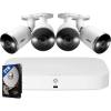 Lorex Fusion 4K Security Camera System w/ 2TB NVR - 8 Channel PoE Wired Home Security System w/ 4 Metal Cameras - Motion Detection, Two-Way Audio, Color Night Vision, Weatherproof Surveillance view 1