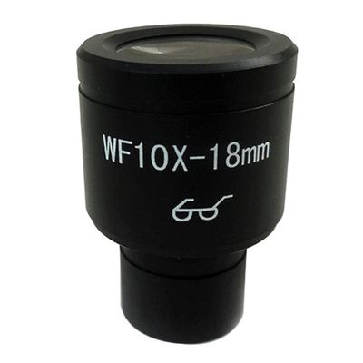 ZTBH Microscope Accessories Kit WF10X 18mm Microscope Eyepiece with Reticle Scale Mounting 23.2mm Microscope Slides (Color : Without Scale)