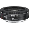 Canon EF 40mm f/2.8 STM Lens (6310B002) + Filter Kit + Lens Pouch + Cap Keeper + Cleaning Kit + More (Renewed) view 2